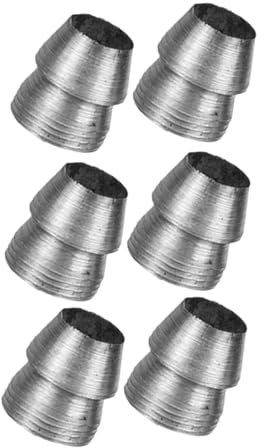 YARNOW 6 Piezas Herramientas de jardinería cuña de Metal para Martillo cuña para Herramienta cuña metálica Cuña divisoria con Mango de Martillo cuña cónica para Martillo Planchar Grey