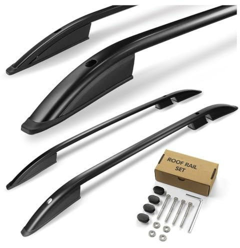 CHROMEMASTER | Barre da Tetto, Rail Tetto Compatibile con Mitsubishi L200 2015-2022; Sono Utilizzate per il Montaggio di Portapacchi, Box da Tetto o Portabiciclette | Costruzione in Alluminio