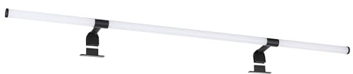 SEBSON LED Mirror Light 120cm Bathroom IP44 - Cabinet Mounting, Bath Clamp Lamp - Neutral White 4000K 12W 1550lm - Cupboard Light 360°, 1200x117x50mm