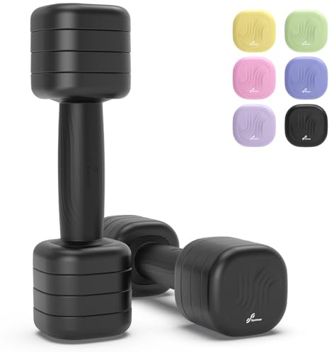 Sportneer Hanteln Frauen Set Verstellbare, Hanteln je 1–2,5/1-5 kg Gewichte