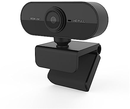 Cámara Web Cámara web Full HD de 1080P con micrófono, enchufe USB, ordenador portátil, cámara web de escritorio for transmisión de vídeo en vivo