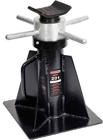 KS TOOLS 160.0377 - Chandelle Basse PL 20T à Vis, Hauteur Max 680 mm