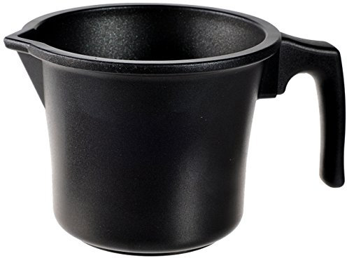 Home Granchef Bollilatte Antiaderente con Manico, Alluminio, Nero, 14 cm