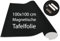 Cuadros Lifestyle Tafelfolie 100 x 100 cm | Magnetisch und selbstklebend - Vinyl- Kreidefolie | Magnettafel | inkl. Kreide + Neodym-Magnete | Tafel 100x100 cm Schwarz