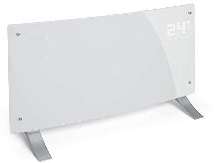 Klarstein Stufa Elettrica Basso Consumo, 2000W, Termoconvettore a Parete con Termostato, Termosifone , Calorifero Riscaldamento Smart