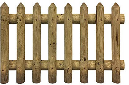 FRANKYSTAR STECCATO Mezzo PALO da 200X80 CM in Legno IMPREGNATO