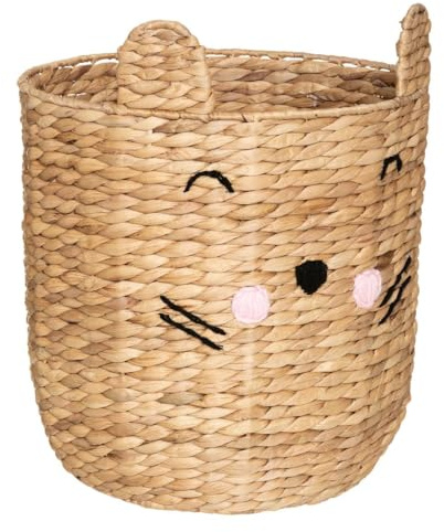 Atmosphera - Panier Enfant XL Oreilles - Jacinthe d'eau tressée H42cm