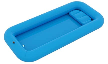 MagiDeal Baignoire portative, baignoire gonflable pour adultes, baignoire de douche de chevet, bassin de bain en PVC pour douche, baignoire d'assistance au lit