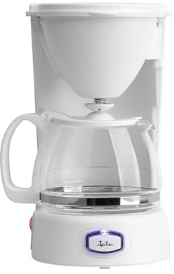 Jata JECA1752 Cafetière goutte à goutte 2 à 8 tasses, carafe en verre 750 ml avec couvercle, système anti-goutte, filtre permanent, arrêt automatique, économie d'énergie, puissance 650 W