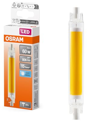 OSRAM LED Slim Line smal multicolor LED-lampa med R7s retrofit-sockel, 8 W | , LED Lamps, 16.00 Millimetres dia, , 1-Pack