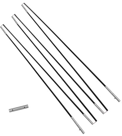 Baunsal® Fiberglasstangen (FGIS) Ersatzteile Ersatz-Stangen für Trampolin Ø 244-248 cm mit innenliegenden Sicherheitsnetz – stabile Fiberglas Stangen die Verbindung zwischen Netz und Netzstangen