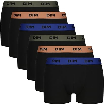 Dim Pack De Bóxers Mix and Colors Confort Hombre x6, Multicolor, L