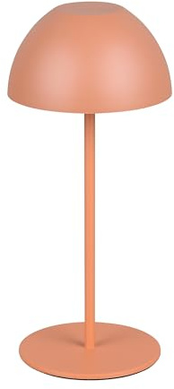 Reality Leuchten Ortiz R55601140 - Lampada da tavolo a LED, in plastica albicocca, con LED da 2 Watt, touch on/off