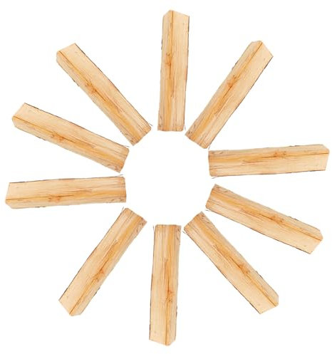 POPETPOP 10piezas De Leña Decorativa Falsa Palos De Madera para para Decoración De Interior y Manualidades De Bricolaje