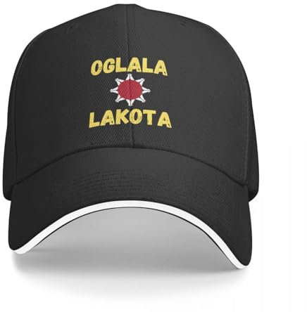 JYKJUEDZ Basecap Oglala Lakota Sioux Flagge Bergsteigen Mann Luxus Frauen Strand Visier männer