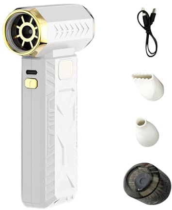 Souffleur à poussière, aspirateur à turbine réglable, souffleur à poussière pour la maison, fonction rechargeable par USB, fonction de nettoyage, outil multifonction, accessoire électronique pour