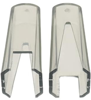 Ciieeo Copertura Protettiva Trasparente per Puntina Giradischi, Custodia Antipolvere in Plastica, Set 2 Pezzi Compatibile con Testine e Cartucce Dj, Protezione Stilo per Uso in Viaggio