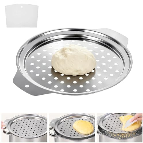 CEWROM Spätzlewunder - Stampo professionale per spätzle con raschietto, pressa per spätzle in acciaio inox, per spätzle in acciaio inox, per una produzione facile e veloce di Spätzle, lavabile in