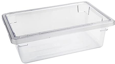 Vogue Plastic Food Container 12Ltr - Fridge, Freezer Organizer Bins for Food Kitchen Storage CG984