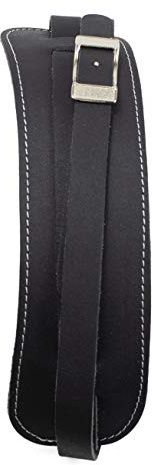 Perri’s Leathers Ltd. - Sangle de Guitare - Cuir Basique - Vintage - Noir - Ajustable - Pour Guitares Acoustiques/Basses/Électriques - Fabriquée au Canada (BVM-240)