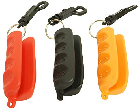 SAS Southland Archery Supply Silicon Arrow Puller with Keychain (Orange+Red+Black 3 PCs)