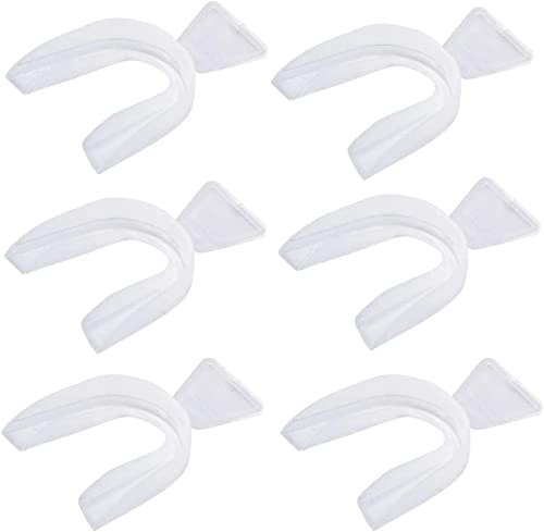 aoory 6 Stück Bleaching Schienen Zum Zähne Bleichen Zahnschiene Weiße Zähne Weisser Knirscherschiene