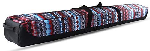 Element Equipment Deluxe Padded Ski Bag Single - Premium High End Travel Bag Aztec 175