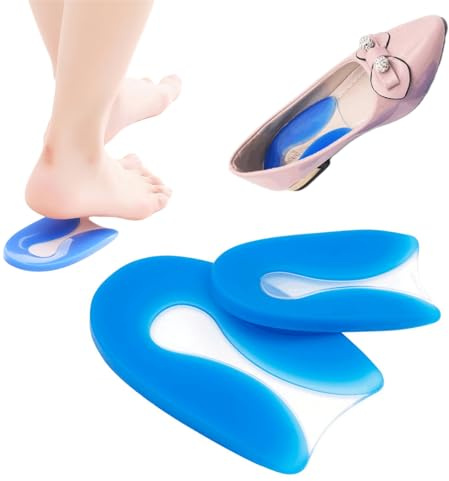 Hälsporre inlägg, hälsporre inlägg gel, hälkudde gel, ortopediska gelinlägg för skor, hälkudde i silikon, lindrar plantar smärta, plantare seninflammation och fasciit