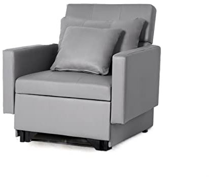 AQQWWER Stühle 3-in-1 Schlafsofa Stuhl Bett Klappsofas für Wohnzimmer Wohnung Liegestuhl Cabrio Schlafsofa Multifunktionsmöbel