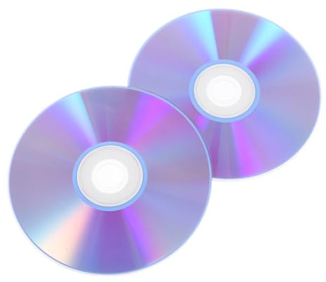 SHINEOFI 2 Piezas Discos CD DVD Grabables Unidades Gran Capacidad para Música y Grabación Telefónica Compatibles con Múltiples Formatos y Dispositivos Almacenamiento Fiable para Audio Casa
