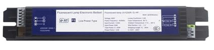 Balasto electrónico, FZ32236940 Balasto electrónico for lámpara fluorescente LED de 63 W y 220 V for tubos fluorescentes/cajas de luz publicitarias, 2 lámparas