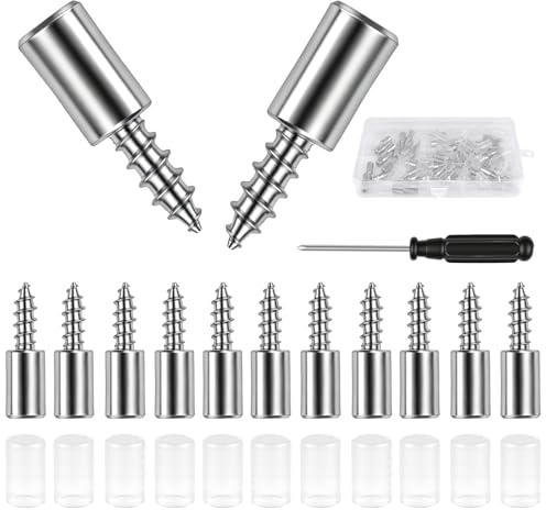 50PCS Shelf Support Pegs, Shelf Pins with Non-Slip Silicone Sleeves & 1 Phillips Screwdriver – Wardrobe Shelf Supports for Furniture, Cabinets, Bookcases, Easy Installation