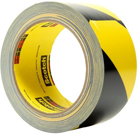 3M 5702 Safety Stripe Tape, 50 mm x 33 m, Yellow and Black, Pack of 24
