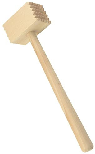 Fleischklopfer Holz 30 x 8,5 cm Buche Natur (0282)
