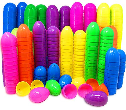 100 Pack Bulk Easter Eggs, Plastic Easter Eggs Assortment - 2.4 Bright Colors Easter Eggs For Filling Candy Treats, Easter Party Favor, Easter Eggs Hunt Easter Basket Stuffers Fillers