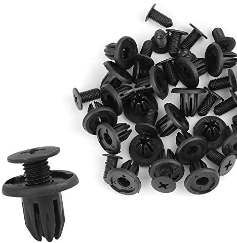 A ABSOPRO Fender Bump Rivet Retainer 07130702966 10mm Plastic (Set of 20)