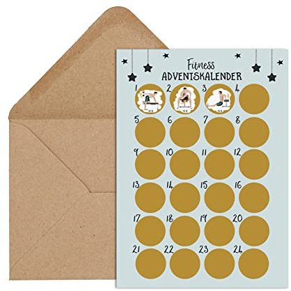 Nastami vykort till RUBBELN adventskalender för RUBBELN (fitness män)