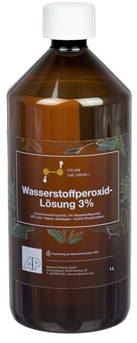 AP Wasserstoffperoxid-Lösung 3%, 1 L, Qualität: Rein (purum)
