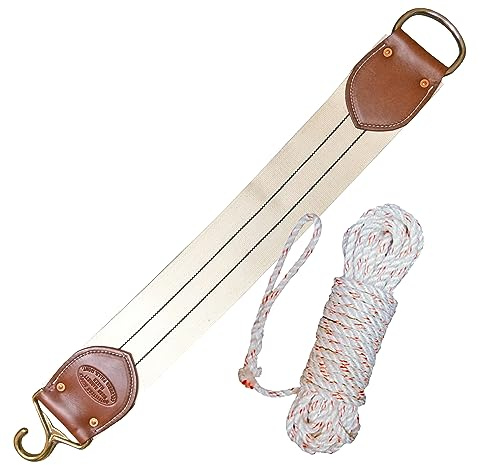 Outfitters Supply 30 Inch Lash Cinch and 50 Foot PolyPlus Lash Rope for Securing Top Load on a Pack Saddle, for Horse/Mule Packing
