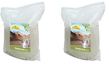 JR Farm Chinchilla-Sand Spezial 4kg (Packung mit 2)