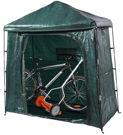 Abri de rangement pour vélos d'extérieur, tente de rangement pour vélos, support en alliage d'aluminium pour l'extérieur, abri de rangement pour vélos, housse de protection pour vélos, outils de jar