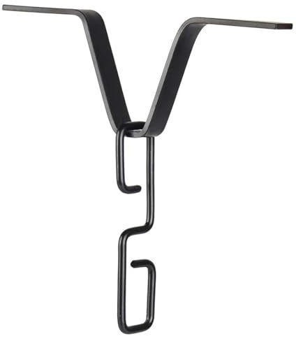 Cadenas de lluvia para decoración de jardín – Gancho adaptador de cadena de lluvia para canalones, combinación de instalación en de V para salida de agua | Fácil instalación, clips