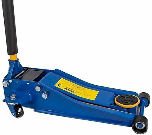 Cric Auto Sollevatore idraulico Crick Professionale 4t Ribassato Doppio Pistone, Ruote Bidirezionali a Cuscinetto crick martinetto