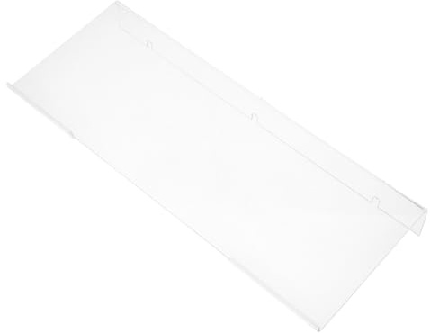 Toddmomy Bandeja Acrílica para Teclado De Escritorio Inclinado, Soporte Elevador Transparente para Teclado Mecánico, Accesorio Portátil para Oficina, Escritorio Ordenado, Tamaño Mediano (40x14x4 Cm)