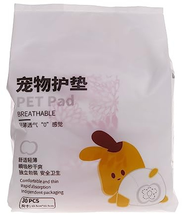 ECVGHD Disposable Dog Diaper Pads Absorbent Leak Proof Small Doggie Diaper Liners