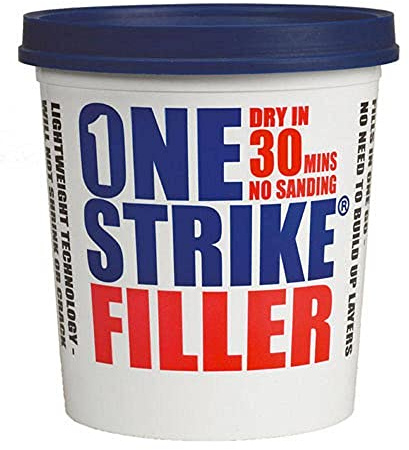 18x Everbuild ONE STRIKE Fillers And Decorating Sundries Decorating Fillers - 250ml by Everbuild