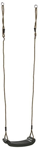 Little Duck Bear Plastic Dark Green Blowmoulded Swing Seat With Ropes For Children's Swing Frames.