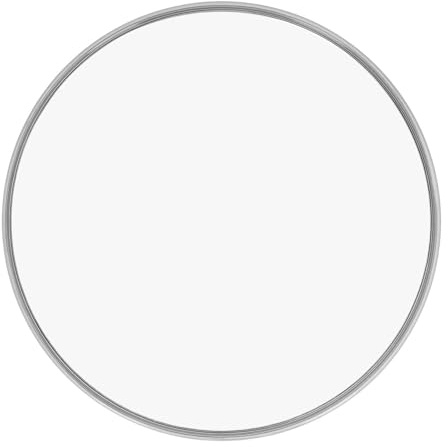 30 x förstoringsspegel, rund spegel, 15 cm förstorad spegel med 3 sugkoppar, förstoringsspegel med sugkopp för smink, ögonbrynstrimning, resor (silver)