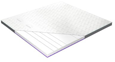 eazzzy Topper Deluxe Clima Control Größe 100 x 200 x 9 cm hoch, Matratzentopper mit Kühleffekt, Cooling Wendetopper, atmungsaktive Betttopper Matratzenauflage, Oeko-TEX Zertifiziert