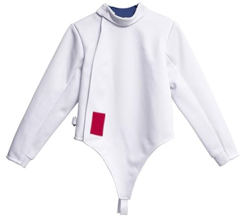 DJJYCTNM Fechtjacke, 350N-Fechtanzug für Kinder und Erwachsene, Trainingsausrüstung für Florett-/Degen-/Säbelfechten (Color : Left Hand, Size : 58#)